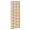 vidaXL Stenska vitrina Montaža za steno Bež 30 x 4,5 x 75 cm