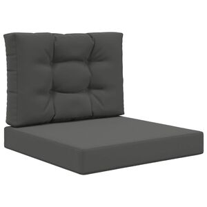 vidaXL Zunanja blazina za kavč Poliester Antracit 60 x 60 cm
