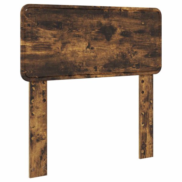 vidaXL Vzglavje Dimljeni oreh 75 cm Konstruiran les