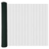 vidaXL &Scaron;esterokotna ograja 1 x 10 m PVC Zelena