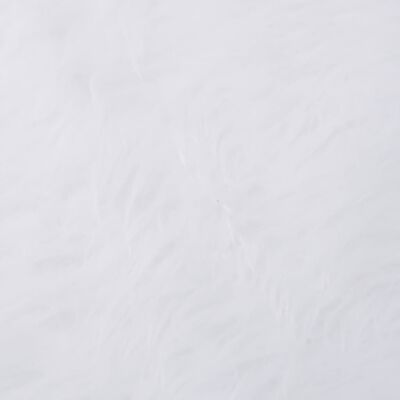 vidaXL Podloga za novoletno jelko bela 122 cm umetno krzno