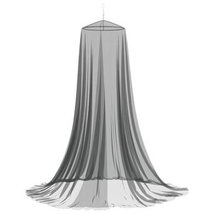 vidaXL Komarica za posteljo 3 kos 156 mesh Črna ⌀56 x 220 cm Poliester
