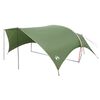vidaXL Vodoodporen kamperski tarp Zelena 690 x 580 x 255 cm