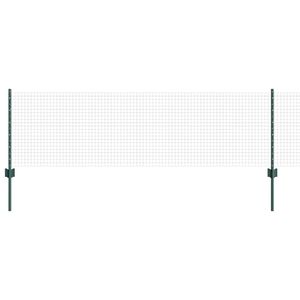 vidaXL Varjen žični ograjo s stebri 50 x 0,6 m Jeklo s PVC premazom
