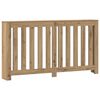vidaXL Pokrov za radiator hrast 149x20x82 cm inženirski les