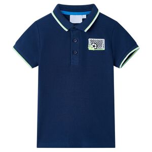 vidaXL Otro&scaron;ka polo majica mornarsko modra 116