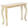 vidaXL Konzolna mizica 110x35x77 cm masivni mangov les