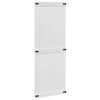 vidaXL Hlevska vrata CORONA 80 x 210 cm Trdna borovina Bela