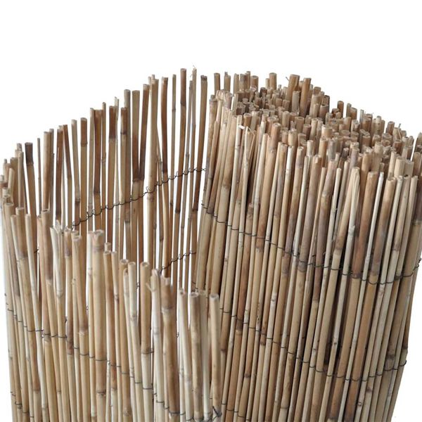 vidaXL Ograja iz trstike Rjava 300 x 180 cm Reed