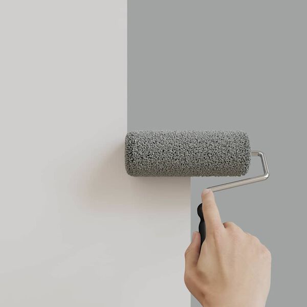 vidaXL Barva za stene Siva 16,5 x 16,5 x 15,9 cm Tisk na steno