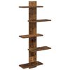 vidaXL PrFloating Shelf Star les 48,5 x 15 x 101 cm Inženirski les