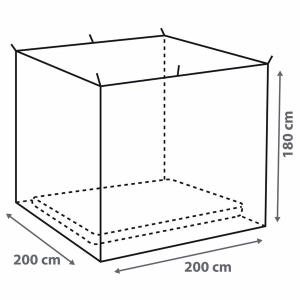 Bo-Camp Mreža proti komarjem škatlasta za 2 osebi