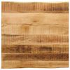 vidaXL Mizna plo&scaron;ča z naravnim robom 40x40x3,8 cm trden robusten mango