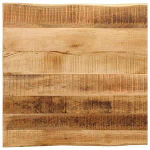 vidaXL Mizna plo&scaron;ča z naravnim robom 40x40x3,8 cm trden robusten mango