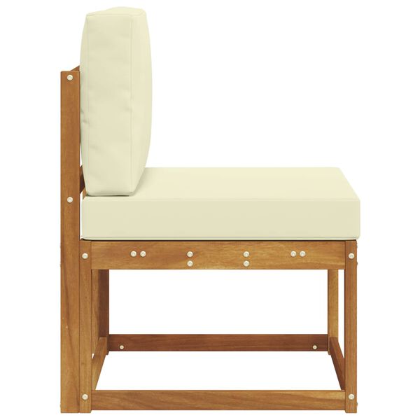 vidaXL Srednji zunanji kavč Masiven les akacije