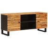 vidaXL TV omarica Rjava 105 x 33 x 46 cm Masiven les manga