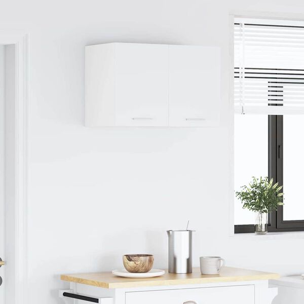 vidaXL Viseča omarica 2 pcs Bela 30 x 31 x 40 cm Konstruiran les