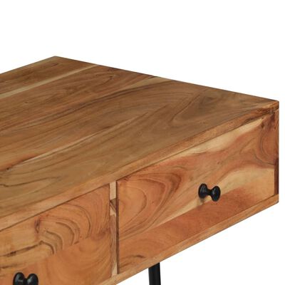 vidaXL Stenska miza 90x40x170 cm trden akacijev les