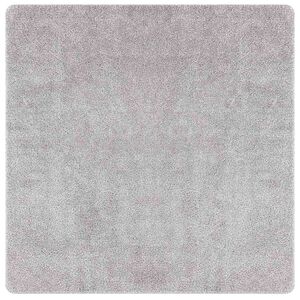 vidaXL Antiskluzna Shaggy Preproga Siva 120 x 120 cm PP