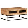 vidaXL Klubska mizica 90x60x40 cm trden akacijev les
