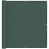 vidaXL Balconska mreža Temno zelena 110 x 600 cm Oxford tkanina