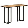 vidaXL Jedilna miza 110x55x75,5 cm trden mangov les