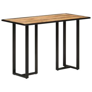 vidaXL Jedilna miza 110x55x75,5 cm trden mangov les