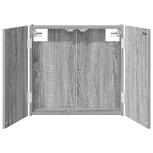 vidaXL Omara za tarče Siva Sonoma 56 x 12 x 53,5 cm Inženirski les
