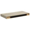 vidaXL Stenske police 4 kosi barva hrasta 50x23x3,8 cm MDF