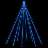 vidaXL Novoletna jelka iz lučk notranje/zunanja 1300 LED modra 8 m