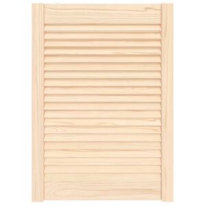 vidaXL Vrata za omarico z letvicami 69x49,4 cm trdna borovina
