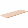 vidaXL Polica 60x20x1,5 cm neobdelana trdna hrastovina