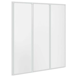 vidaXL Zložljiva stena za tu&scaron; 141 x 132 cm s 3 plo&scaron;čami