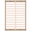 vidaXL Posteljni okvir medeno rjav 150x200 cm trden les