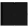 vidaXL Balkonsko platno črno 90x1000 cm 100 % poliestrski oxford