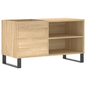vidaXL Omarica za gramofonske plo&scaron;če hrast sonoma 85x38x48 cm les