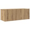 vidaXL Komplet 4 kosov stenske TV omarice Artisan Oak Engineered Wood