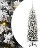 vidaXL Umestno božično drevo Zelena 150 cm PVC in Jeklo in Plastika