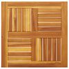vidaXL Mizna plo&scaron;ča 60x60x2 cm kvadratna trdna bukovina