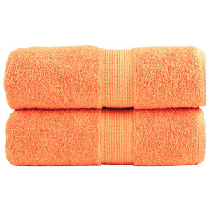 vidaXL Premium brisače za pranje SOLUND 2 kosa oranžne 30x30 cm 600 g/m&sup2;