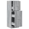 vidaXL Lekarni&scaron;ka omara siva sonoma 40x41x118 cm inženirski les