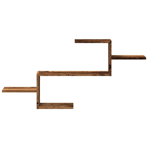 vidaXL Stenska polica star les 104x15x49 cm inženirski les