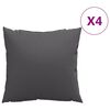 vidaXL Blazine za kavč 4 kosi antracitne 60x60 cm blago