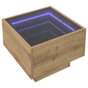 vidaXL Klubska miza artisan hrast 40 x 40 x 30 cm