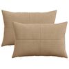 vidaXL Prevleka za blazino 2 pcs ALMELO Rjava 30 x 50 cm korduroy