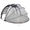 vidaXL Bazenski &scaron;otor dome Transparentno 538 x 440 x 204 cm PVC