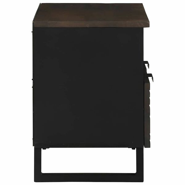 vidaXL TV enote s predalom Oreh 70 x 33 x 46 cm Konstruiran les