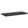 vidaXL Blazina za klop SOEST 100% poliester Antracit 120 x 50 x 5 cm