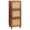 vidaXL Visoka omara Rjava 40 x 33,5 x 110 cm Masiven les manga