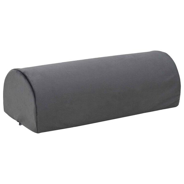 vidaXL Blazina za oporo nog Enobarvno Siva 42 x 18 x 13 cm